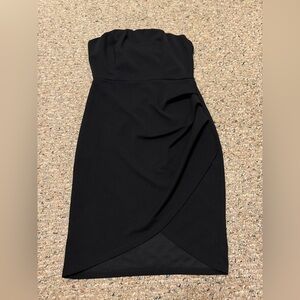 Forever 21 bodycon strapless black dress